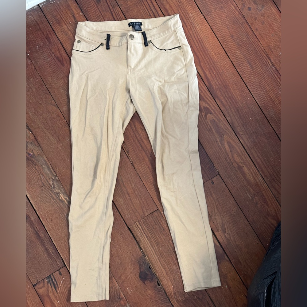 Women’s Skinny Tan Pants